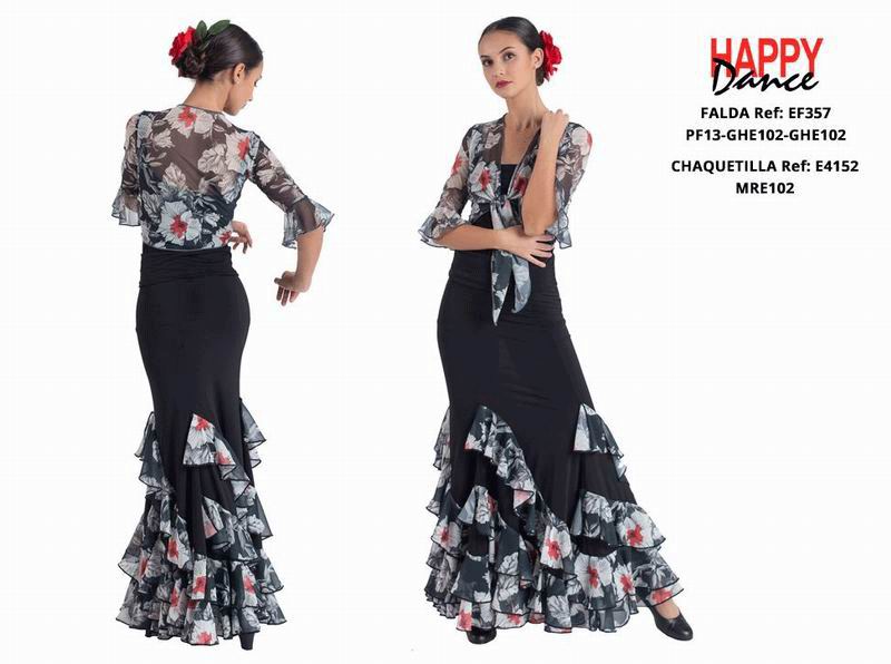 Happy Dance. Flamenco Skirts for Rehearsal and Stage. Ref. EF357PF13GHE102GHE102